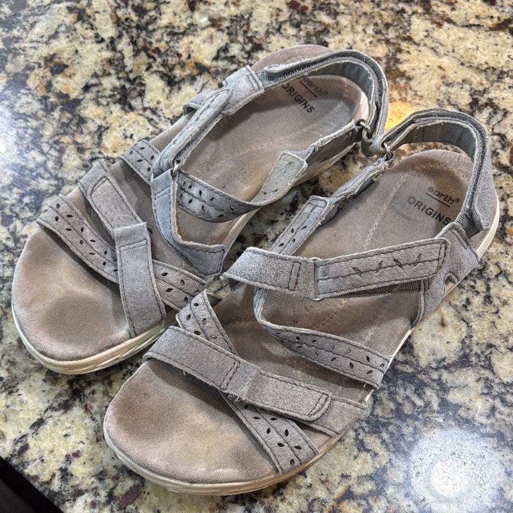 Earth Origins Gray Sandals